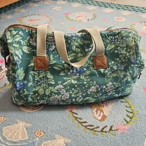 Laura Ashley Vintage Bramble Berry Floral Duffle